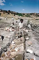 Erosionsschutzbaumaßnahmen in Shire-Endeselassie (Quelle: Eigenproduktion)