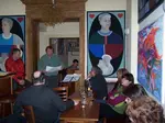 Adalbert Stifter / Joseph von Eichendorff mit Manfred E., 15. 3. 2008 (Quelle: Privat)